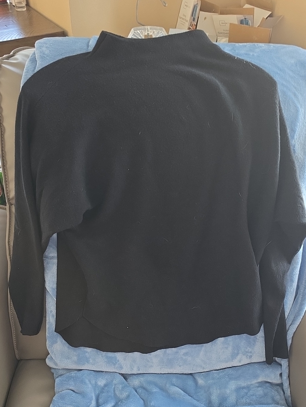 Classic Black Mock Neck Sweater - Women's Cowl & Turtleneck